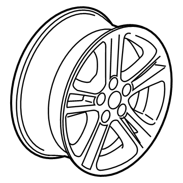 GM 13383410 Wheel, Alloy