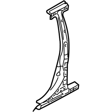 Kia 0K2BA70420C Reinforcement-Center Pillar, RH