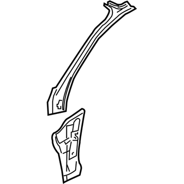 Kia SK2AA7024XB Pillar Assembly-Front Inner R