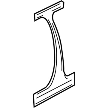Kia 0K2YA70281 Pillar-Bout, RH