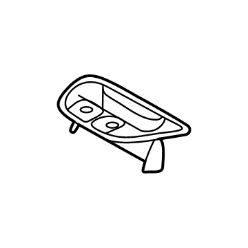 BMW 52-20-7-955-845 COVER, BELT OUTLET