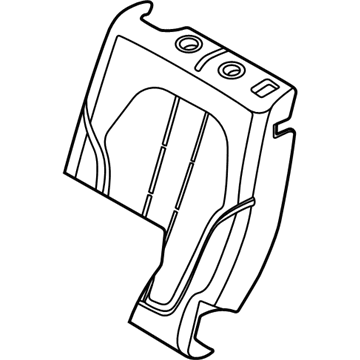 BMW 52-20-9-495-827 FOAM PAD, BACKREST, REAR LEF