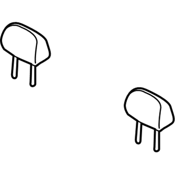 Hyundai 89700-3S000-RAW Headrest Assembly-Rear Seat