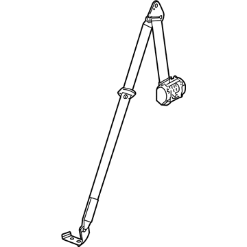 GM 89022857 Lap & Shoulder Belt