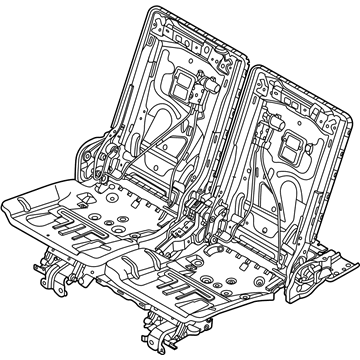 BMW 52-30-7-440-490 SEAT STRUCTURE