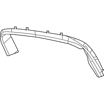 Mopar ZR42BD1AI Panel-LIFTGATE Trim Upper