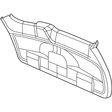 Mopar ZR39BD1AL Panel-LIFTGATE Lower