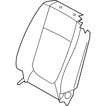 Kia 884622F000193 Front Back Covering Assembly Right