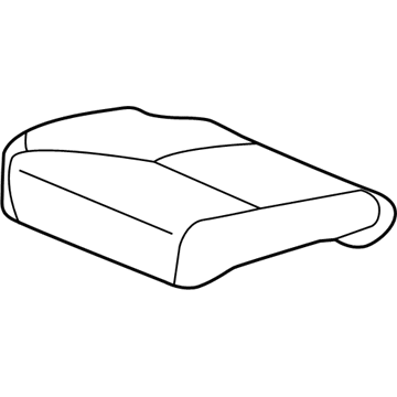 Honda 81531-T2F-A12ZA Cover, Left Front Seat Cushion Trim (Cashmere Ivory)