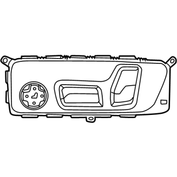 BMW 61-31-9-390-115 SEAT ADJUSTMENT SWITCH, LEFT