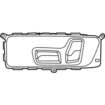 BMW 61-31-9-390-113 SEAT ADJUSTMENT SWITCH, LEFT