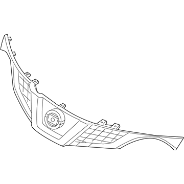 Nissan 62070-4FT0B Grille Assy-Front Bumper