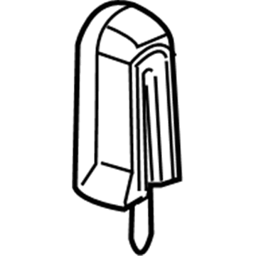 BMW 52-10-7-003-543 Cover, Headrest Left