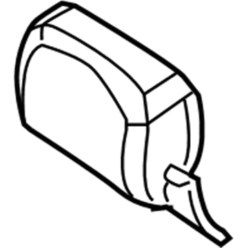 BMW 52-10-6-989-949 HEADREST, IMITATION LEATHER,:521030