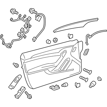 GM 22815652 Door Trim Panel