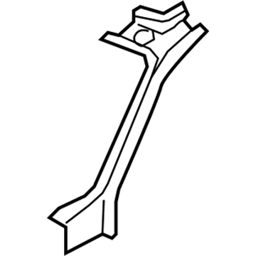 GM 15942567 Weatherstrip Pillar Reinforcement