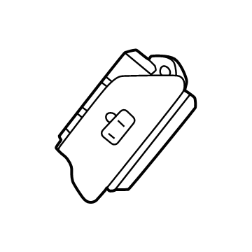 BMW 61-31-5-A21-BB5 BUTTON DOOR HANDLE FRONT LEF