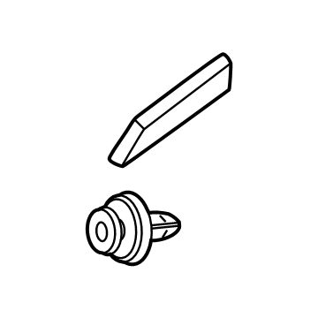 BMW 51-33-8-491-341 STRIP A-PILLAR TRIM PANEL LE