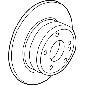 BMW 34-21-6-886-480 Brake Disc, Ventilated