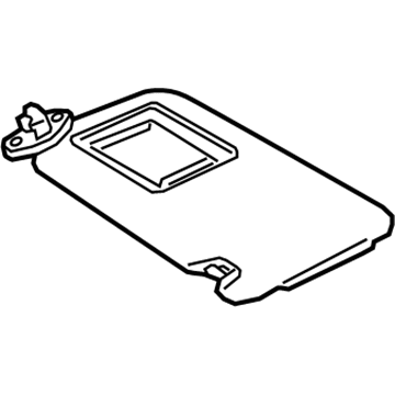 Toyota 74310-42493-B0 Sunvisor