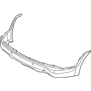 Hyundai 86612-B8200 Cover-Rear Bumper Lower