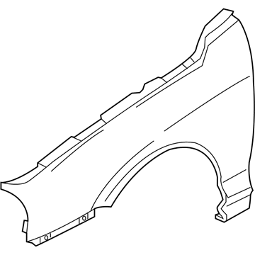 Hyundai 66310-2D031 Panel Assembly-Fender, LH