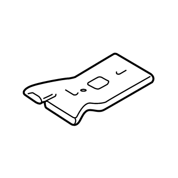 Hyundai 97375-AA000 Duct-Rear Heating RR, RH