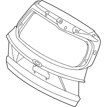 Kia 72800P4430 PANEL ASSY-TAIL GATE
