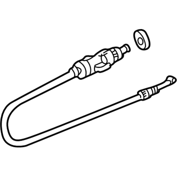 Honda 74411-S00-A01 Cable, Fuel Lid Opener (Driver Side)