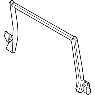 Ford M2DZ-7825767-A RUN - DOOR GLASS
