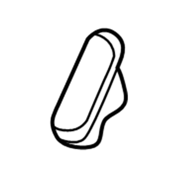 Honda 91502-SR3-003 Clip B, Quarter Window (Natural)