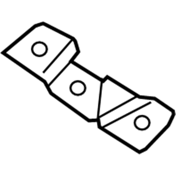 Nissan 50980-7S200 Bracket Assy-Seat Belt Anchor