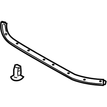 Lexus 53381-53020 Seal, Hood To Radiator Support