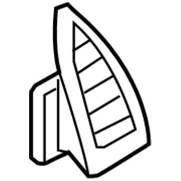 Nissan 68760-1LA0A VENTILATOR Assembly - Side