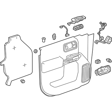 GM 85101267 Door Trim Panel