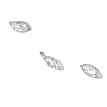 GM 10447494 Plate-Roof Console Backing