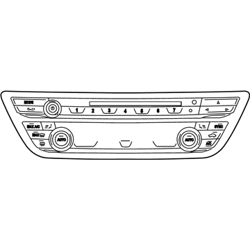 BMW 61-31-5-A0A-258 REP. KIT FOR RADIO/CLIMATE C