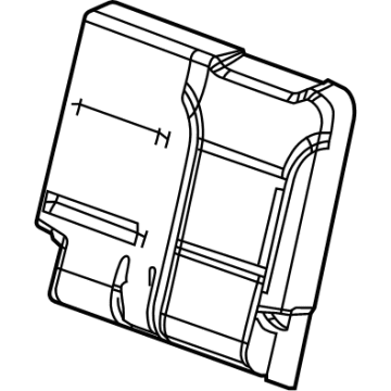 GM 85147620 COVER ASM-3RD ROW ST BK *BLACK