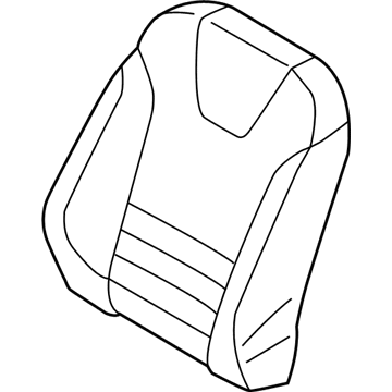 Ford FJ5Z-7864416-AC Seat Back Cover