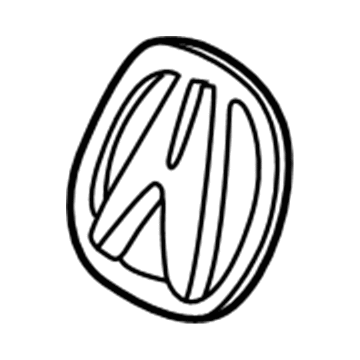 Acura 75700-ST7-A00 Emblem, Front Center (A)