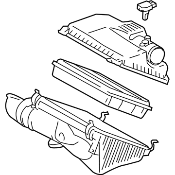 Lexus 17700-50250 Cleaner Assy, Air