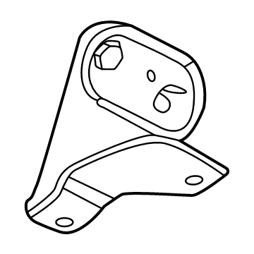 Nissan 88607-5EF0A Bracket Assy-Rear Seat Back, Side RH