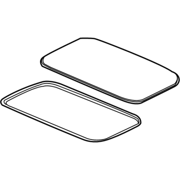Acura 70200-3S5-A01 GLASS ASSY., ROOF