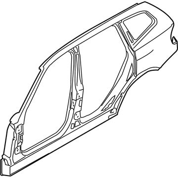 BMW 41-00-3-449-741 Body-Side Frame Left