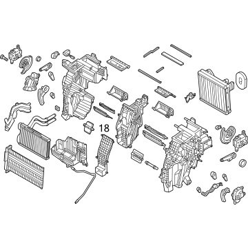 Kia 97205AT020 HEATER & EVAPORATOR