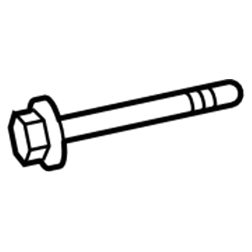 Mopar 6104025AA Bolt-HEXAGON FLANGE Head