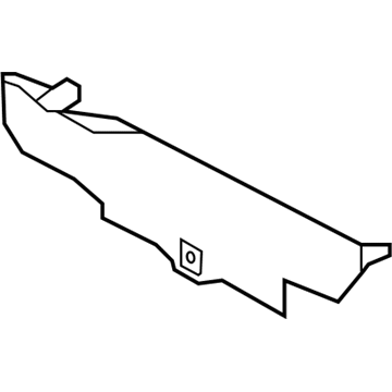 Infiniti 62581-5DA0A Cover-Radiator Core Support, LH