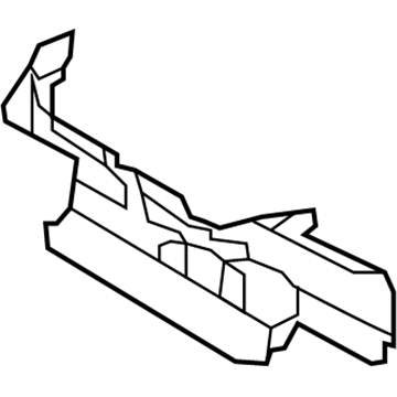 Infiniti 62580-5DA0A Cover-Radiator Core Support, RH