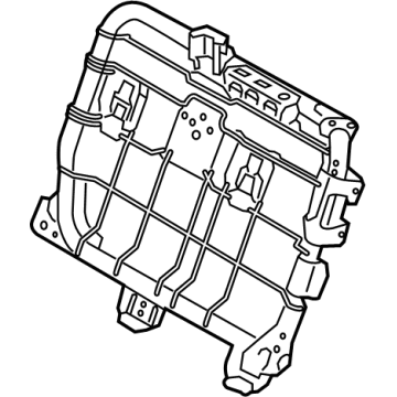 Nissan 88651-6WK0A Frame Assy-Back, Rear Seat