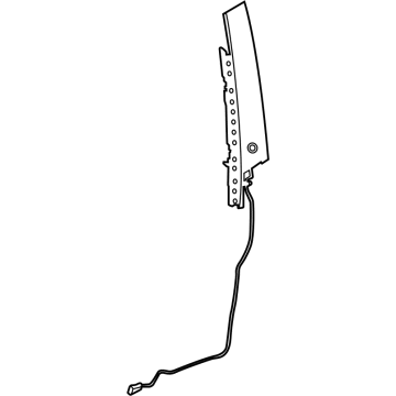 Ford LJ8Z-5820554-BC MOULDING - DOOR OUTSIDE